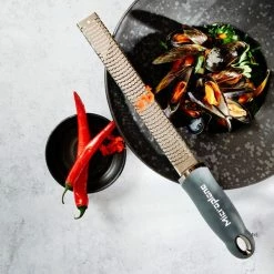 Microplane Premium Classic Series Zester/Grater After Dark Grey -Kitchen Gadgets Store 46743E Microplane Premium Classic Series Zester After Dark Grey 3