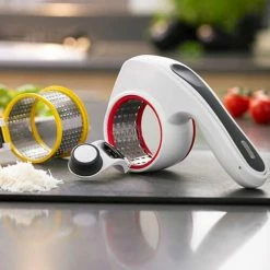 Zyliss Acid Etched Rotary Grater 9 Zyliss Acid Etched Rotary Grater -Kitchen Gadgets Store E900011 Zyliss All Cheese Grater 3