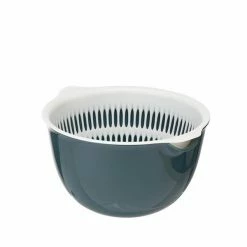 Fusion Twist Mini Colander & Bowl Set Blue -Kitchen Gadgets Store FTCLBWLSETBLU Fusion Twist Mini Colander and Bowl Set Blue 1