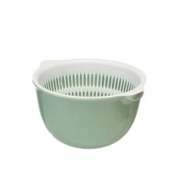 Fusion Twist Mini Colander & Bowl Set Mint -Kitchen Gadgets Store FTCLBWLSETMNT Fusion Twist Mini Colander and Bowl Set Mint 1