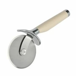 Kitchen Gadgets Store -Kitchen Gadgets Store KAG113OHACE KitchenAid Stainless Steel Pizza Wheel Almond Cream 1