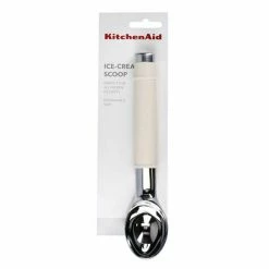 KitchenAid Ice Cream Scoop Almond Cream -Kitchen Gadgets Store KAG117OHACE KitchenAid Stainless Steel Ice Cream Scoop Almond Cream 2