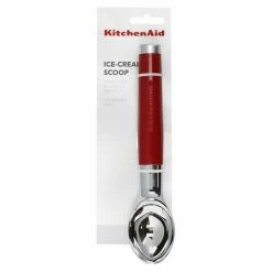 KitchenAid Ice Cream Scoop Empire Red 8 KitchenAid Ice Cream Scoop Empire Red -Kitchen Gadgets Store KAG117OHERE KitchenAid Stainless Steel Ice Cream Scoop Empire Red 2