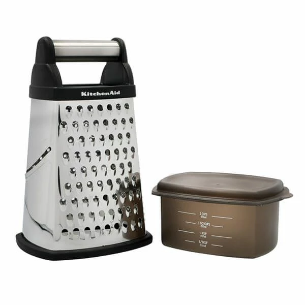 KitchenAid 4-Sided Stainless Steel Box Grater 3 KitchenAid 4-Sided Stainless Steel Box Grater