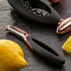 Stellar Soft Touch Copper Swivel Peeler -Kitchen Gadgets Store SE21 Stellar Soft Touch Copper Peeler 3