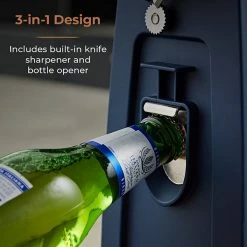 Tower Cavaletto Electric Can Opener Midnight Blue -Kitchen Gadgets Store T19031MNB Tower Cavaletto Can Opener Midnight Blue 2