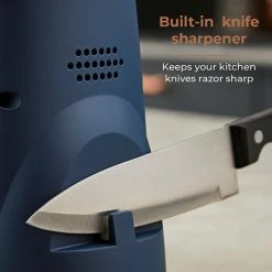 Tower Cavaletto Electric Can Opener Midnight Blue -Kitchen Gadgets Store T19031MNB Tower Cavaletto Can Opener Midnight Blue 4