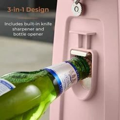 Tower Cavaletto Electric Can Opener Pink -Kitchen Gadgets Store T19031PNK Tower Cavaletto Can Opener Pink 2